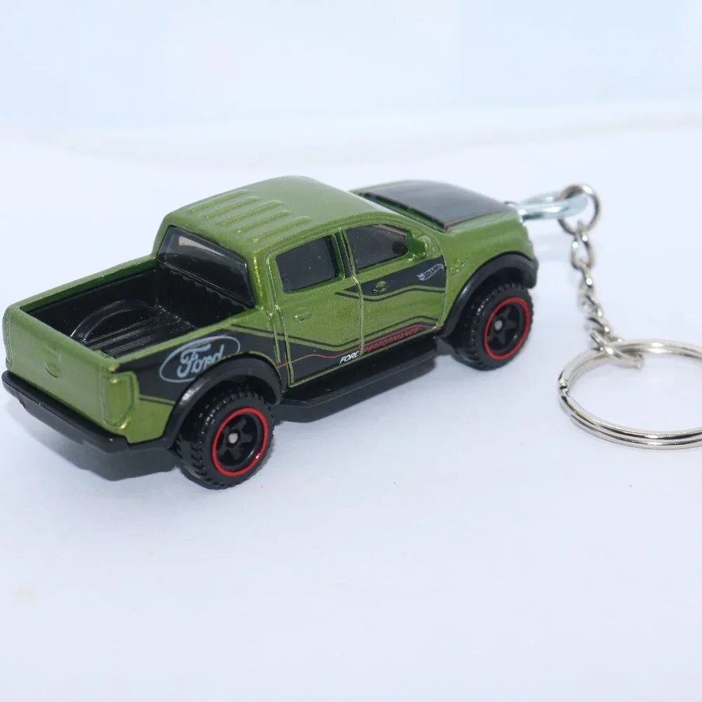 Hot Wheels 2019 Ford Raptor Truck custom keychain 1/64 scale